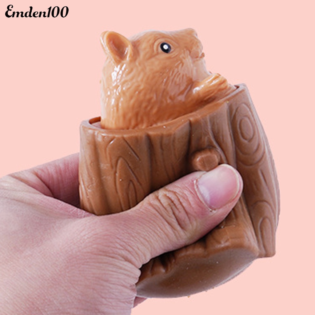 Đồ Chơi Bóp Giảm Căng Thẳng Hình Chú Sóc Bằng Silicone