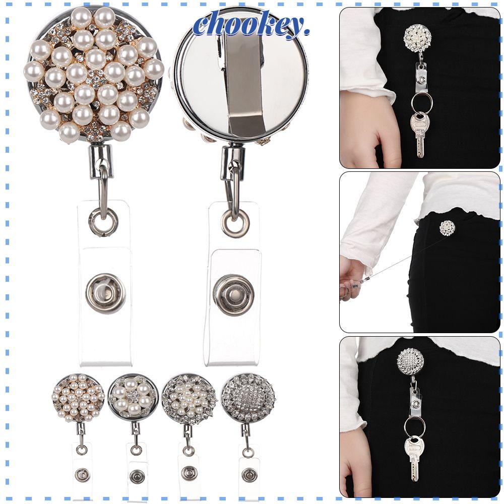 CHOOKEY 1 Dây Buộc Huy Hiệu Có Thể Thu Gọn Tiện Dụng