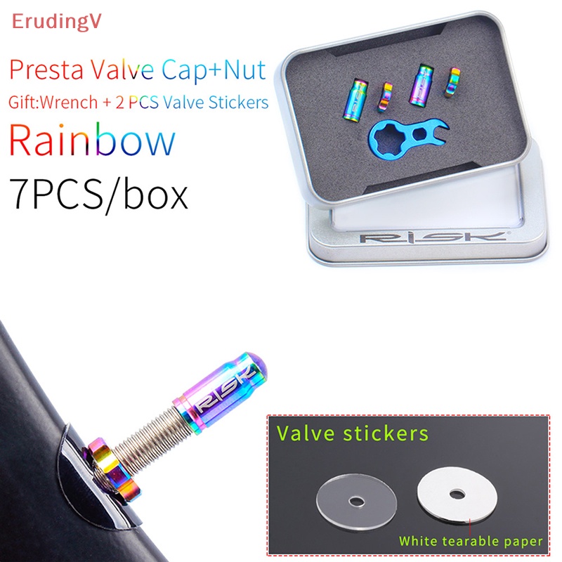 Nắp Van Bánh Xe Đạp Presta / Schrader Bằng Titan