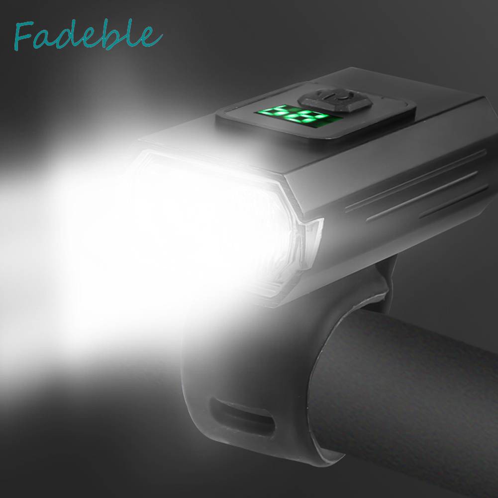 Đèn Pha Xe Đạp 800LM Cổng Sạc USB Loại C IPX4 1000mAh