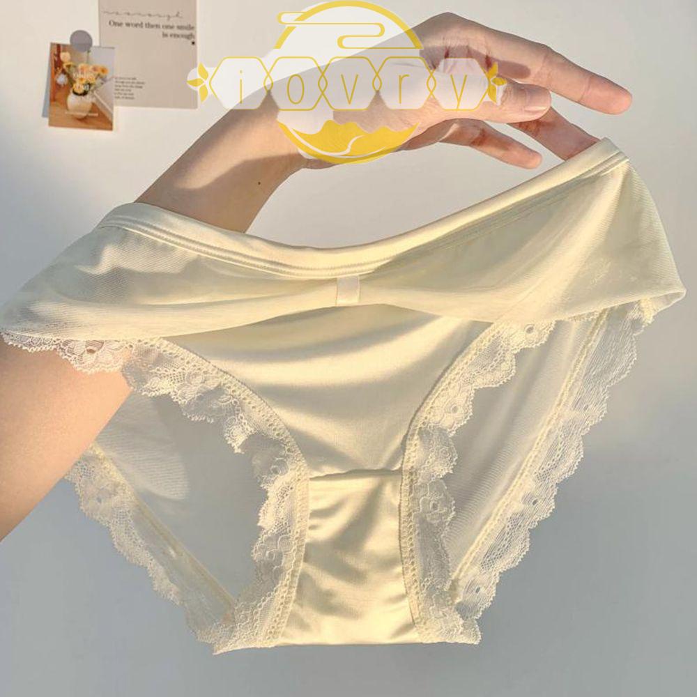 IVORY Quần Lót Ren Màu Sắc Ngọt Ngào Quyến Rũ Cho Nữ