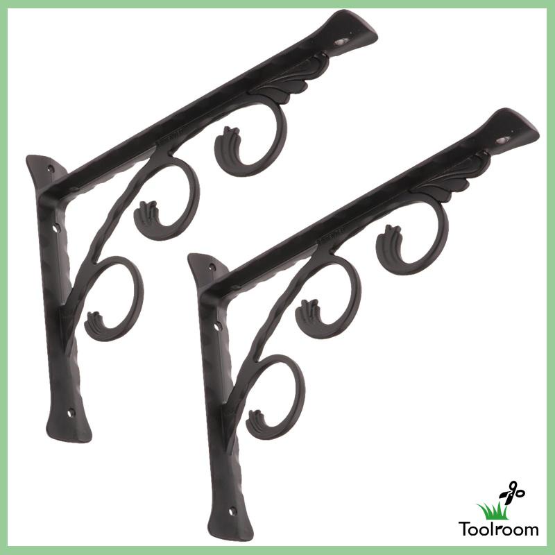 Set 2 Kệ Sắt Treo Tường Trưng Bày Vật Dụng Chống Rỉ Sét Cho Quán Cà Phê /