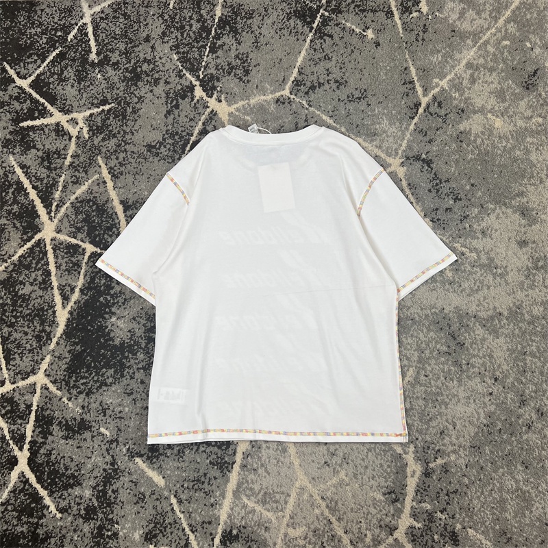 Giày Thể Thao Thời Trang Đường Phố Cá Tính115340Áo Thun Cotton Tay Ngắn In Chữ Nhiều Màu Sắc Unisex