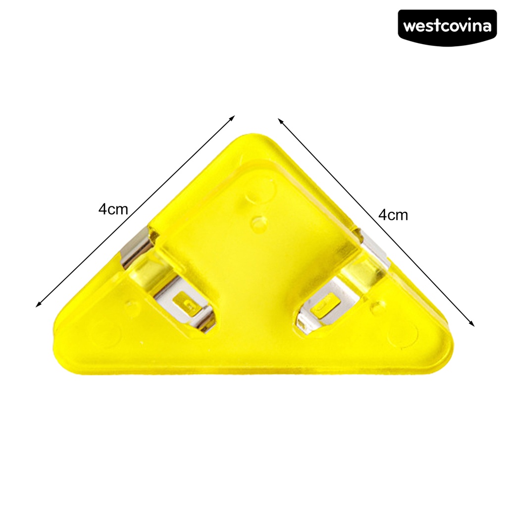 [WSTN]✎Set 5 Kẹp Góc Tam Giác Trong Suốt Đa Năng Tiện Dụng