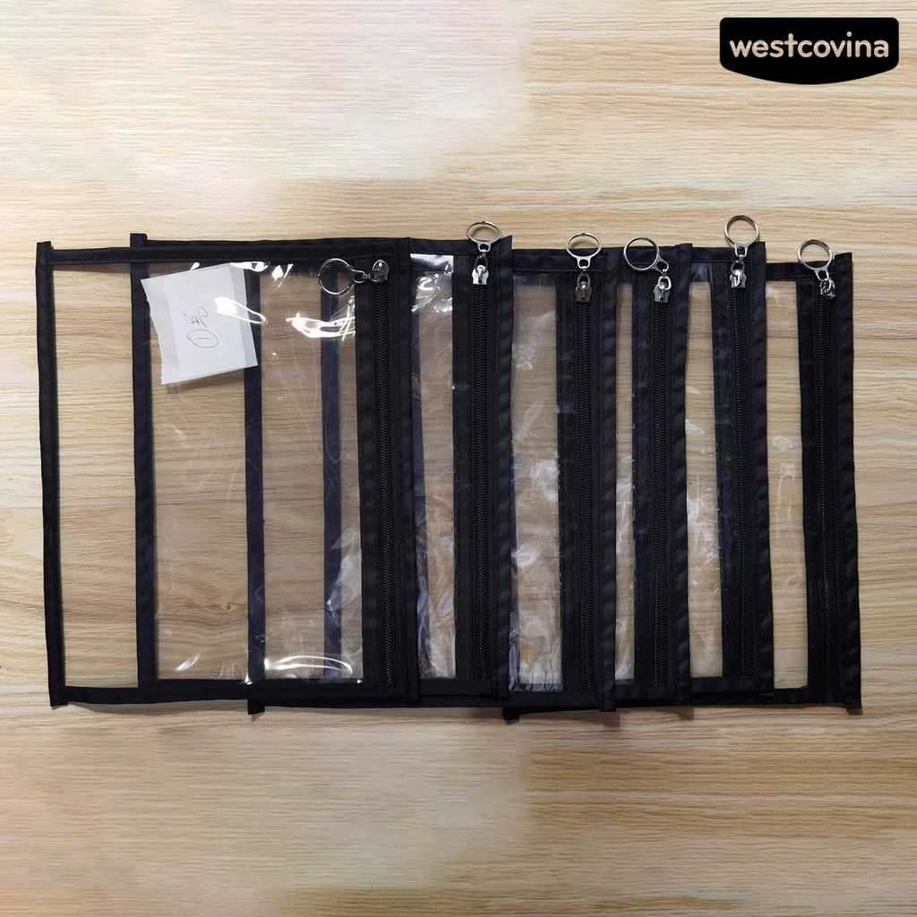 [WSTN] [WSTN]✎Set 6 / 9 / 12 Túi Nhựa PVC Trong Suốt Đa Năng Chống Nước Đựng Đồ Dùng Văn Phòng