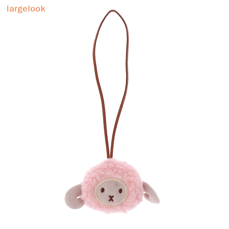 Móc Khóa Hình Chú Cừu Nhồi Bông Dễ Thương Chống Mất Tích Hợp Thẻ Tên Cho Ba Lô Mẫu Giáo