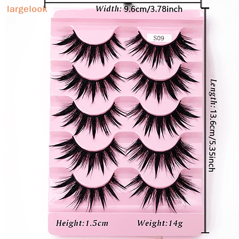 Hộp Cụm Lông Mi Giả Dùng Hóa Trang Độc Đáo