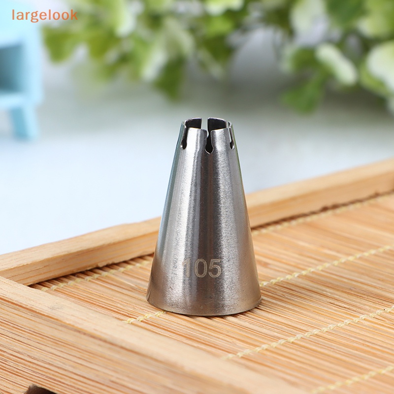 1 Cái [Lớn] [Lớn] 1 Cái #105 Đầu Bắt Bông Kem Trang Trí Bánh Bằng Thép Không Gỉ