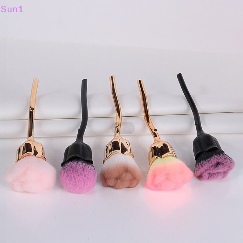 Sun1 > Cọ Vẽ Móng Tay Nghệ Thuật Thời Trang Chất Liệu Gel Màu Hồng