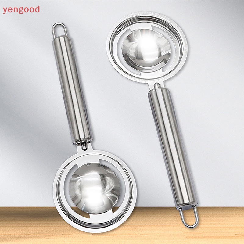 Dụng Cụ Tách Lòng Đỏ Trứng Bằng Inox Cán Dài Tiện Dụng