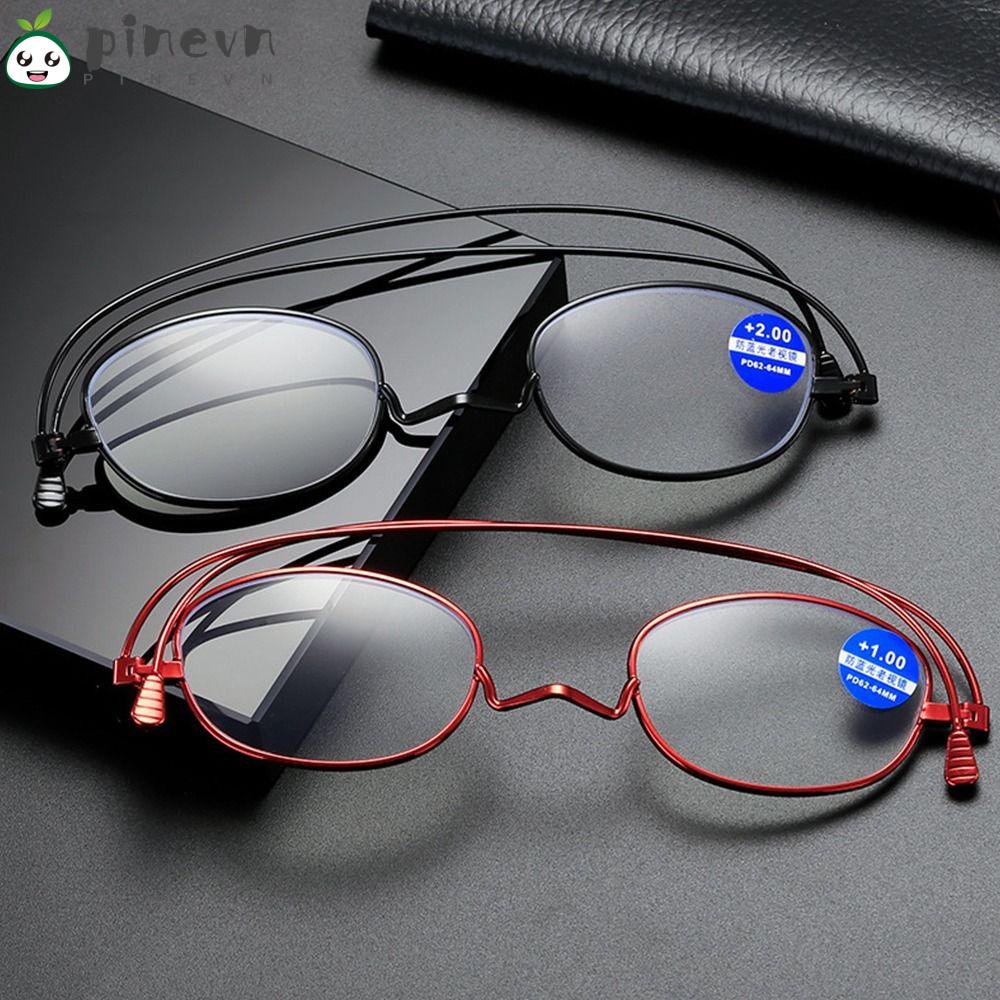 PINEVN Kính Đọc Sách Gọng Siêu Nhẹ Phong Cách Vintage Thanh Lịch Thời Trang