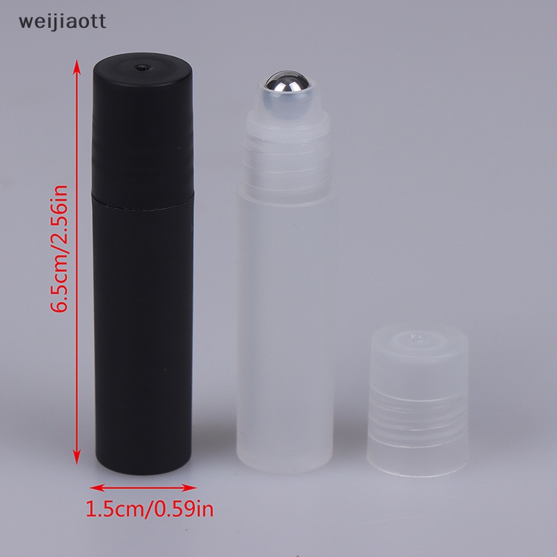 Chai Nhựa Rỗng 5ml Có Đầu Lăn Bằng Thép Không Gỉ Tiện Dụng