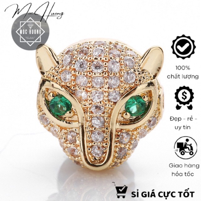 Charm đầu báo đính đá - KL04