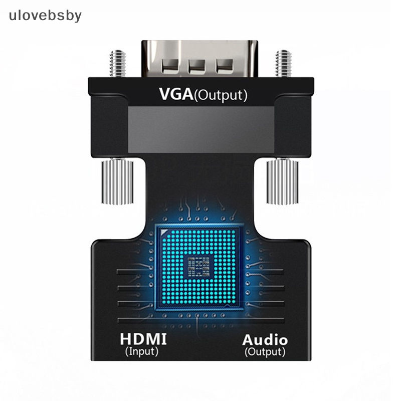 Đầu Chuyển Đổi HDMI Sang VGA Hỗ Trợ Âm Thanh 1080P