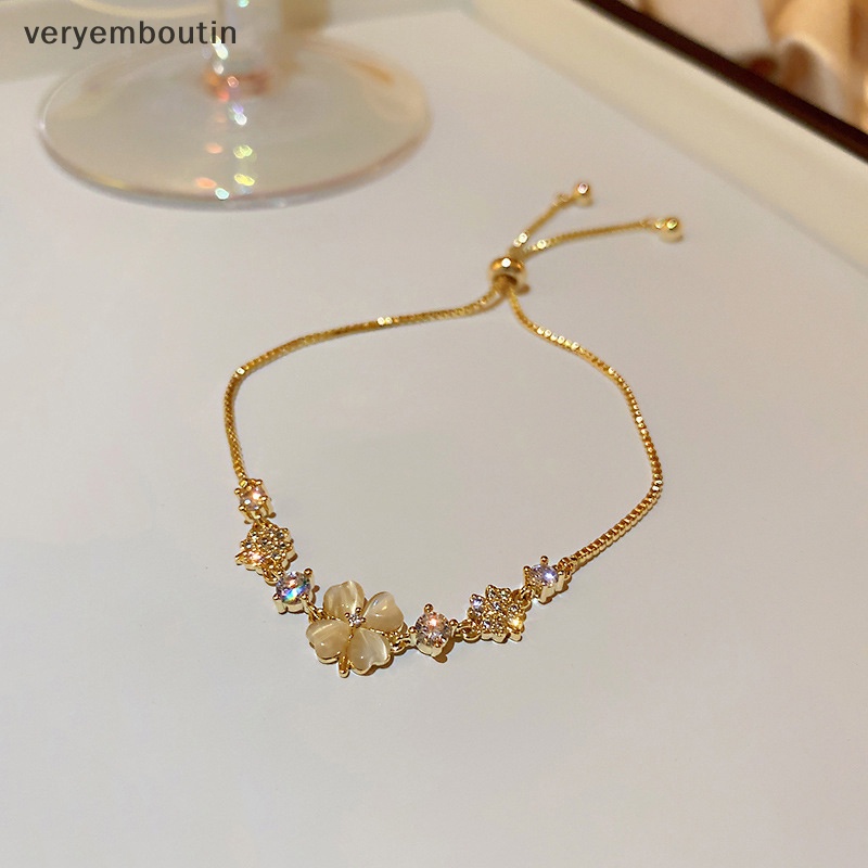 Vòng Đeo Tay Đính Đá Opal Lấp Lánh Thời Trang Dành Cho Nữ