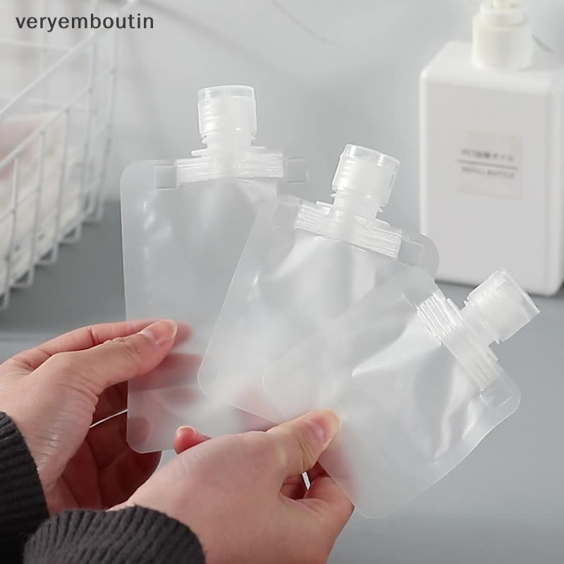 Túi Đựng Dầu Gội 30 / 50 / 100ml Chống Rò Rỉ Có Thể Tái Sử Dụng