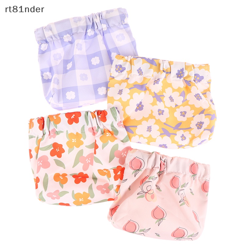 Rt Túi Đựng Khăn Giấy / Tiền Xu / Dây Cáp Dữ Liệu Mini Dễ Thương Nhỏ Gọn Cho Nữ n