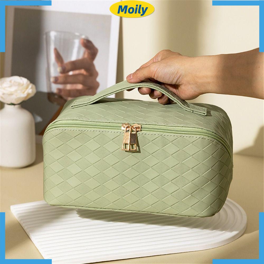 MOILYVN Túi Đựng Mỹ Phẩm Da PU Cỡ Lớn Chống Thấm Nước Tiện Dụng Mang Theo Du Lịch Cho Nữ