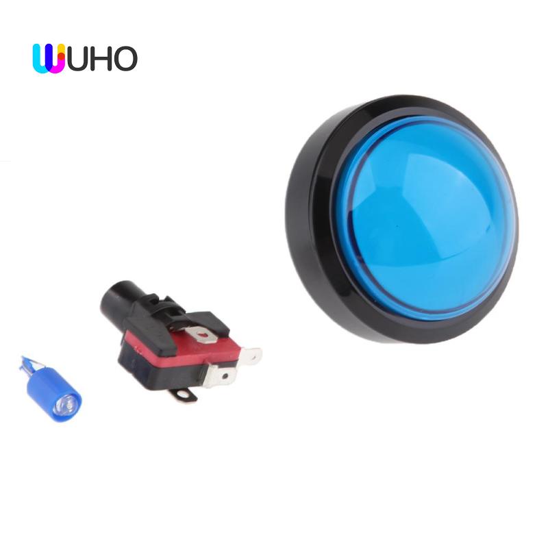 Nút Nhấn Có Đèn LED Tròn 60mm Cho Máy Chơi Game Arcade