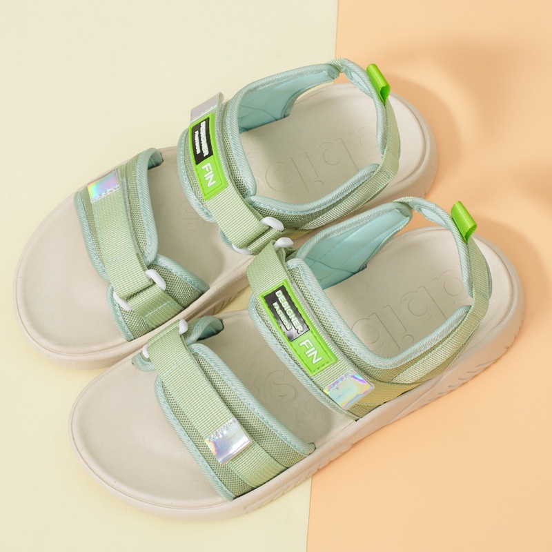 Sandal Nữ Quai Dán FIN Hàn Quốc Quai 3 Màu Hot Trend AA6487