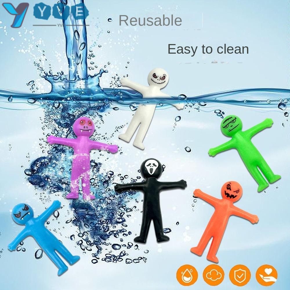 YVE Bộ 25 Đồ Chơi Hình Mặt Cười Nhiều Màu Sắc Bằng Cao Su Co Giãn Cho Bé