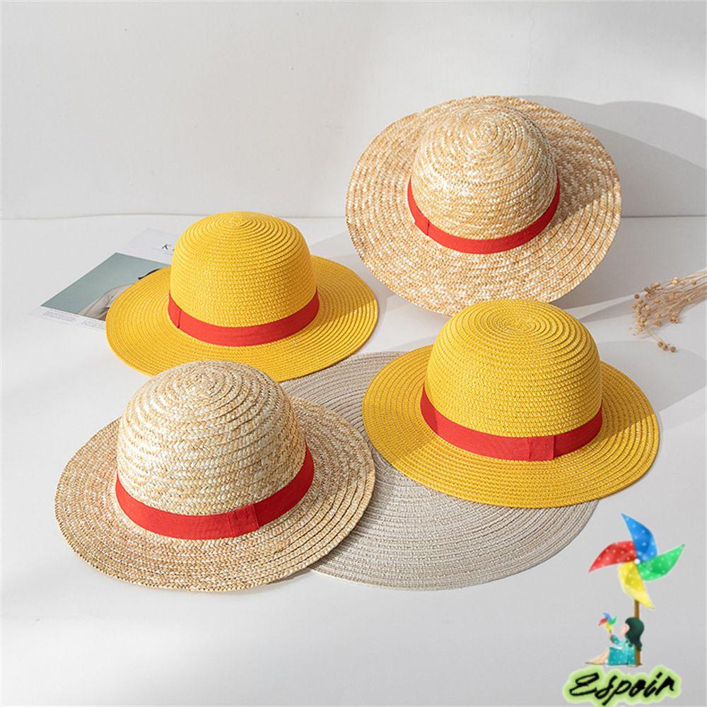 ESPO Nón Cối Rộng Vành Hóa Trang Nhân Vật Luffy Trong Phim Hoạt Hình One Piece