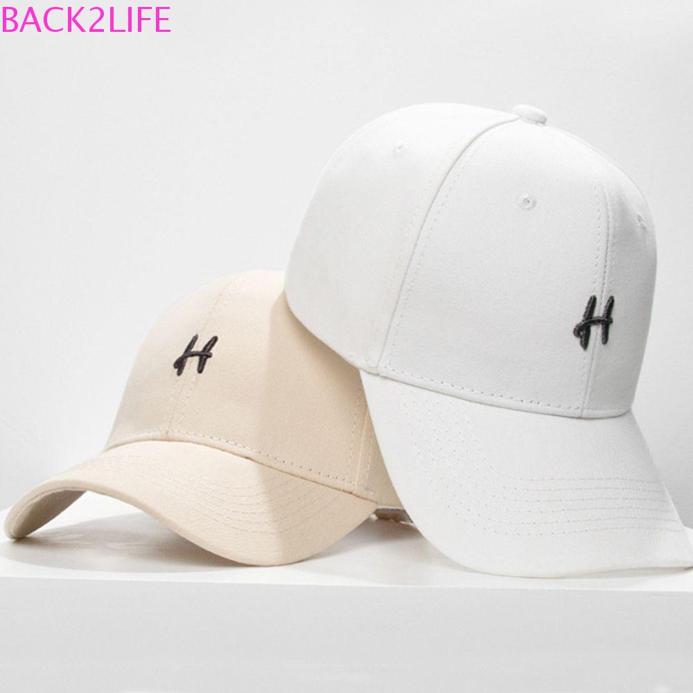 BACK2LIFE Mũ Lưỡi Trai Thêu Chữ Phong Cách Thể Thao Cho Nam Và Nữ