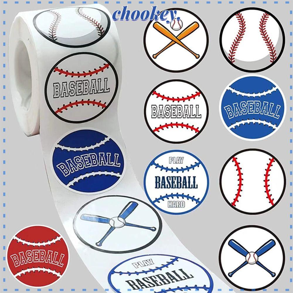 CHOOKEY Set 500 Nhãn Dán Hình Tròn 1.5 Inch Tự Dính Trang Trí Tiệc DIY