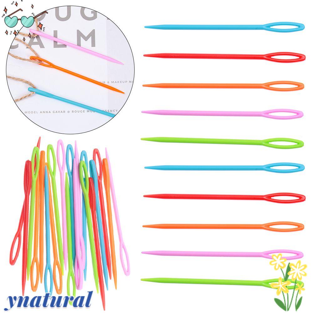 YNATURAL Bộ 20 / 50 Kim Đan Len Bằng Nhựa