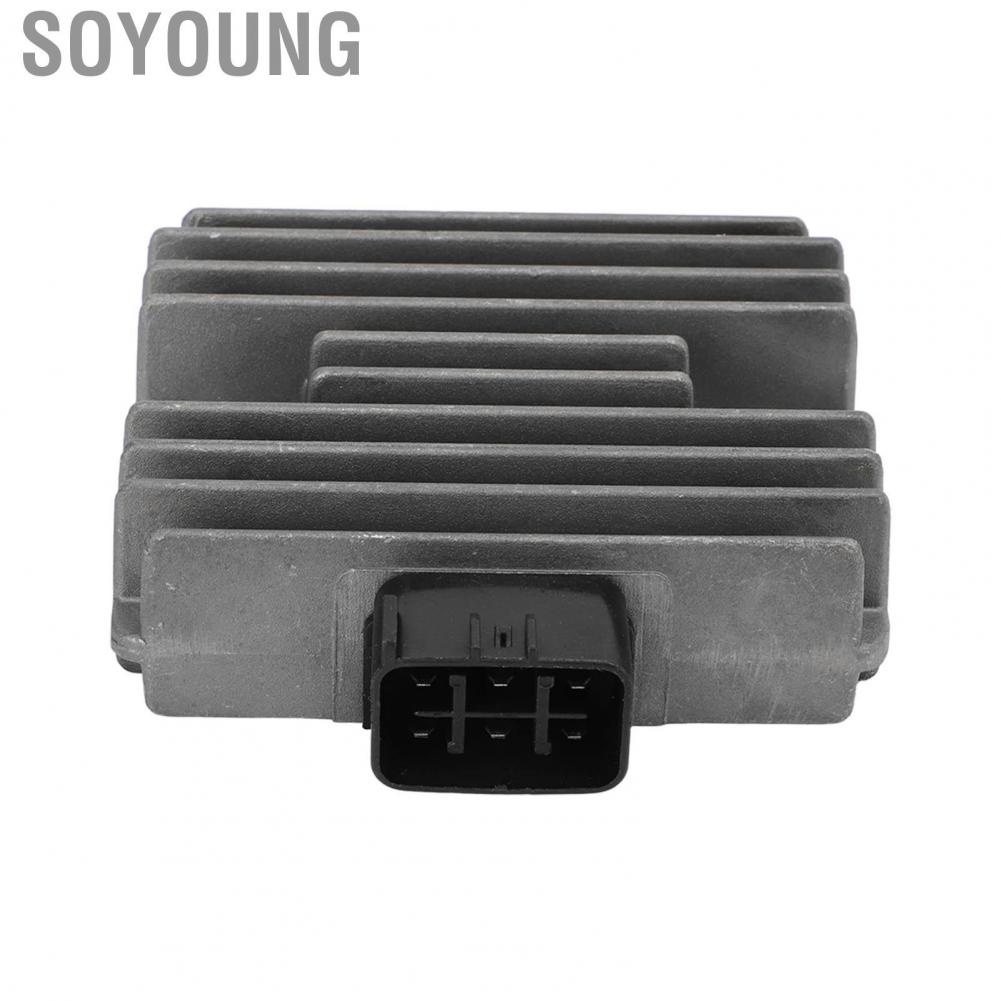 Soyoung 21066‑0030 Aluminium Alloy Voltage Rectifier Easy Operation Motorcycle Regulator Befitting for Motorbike