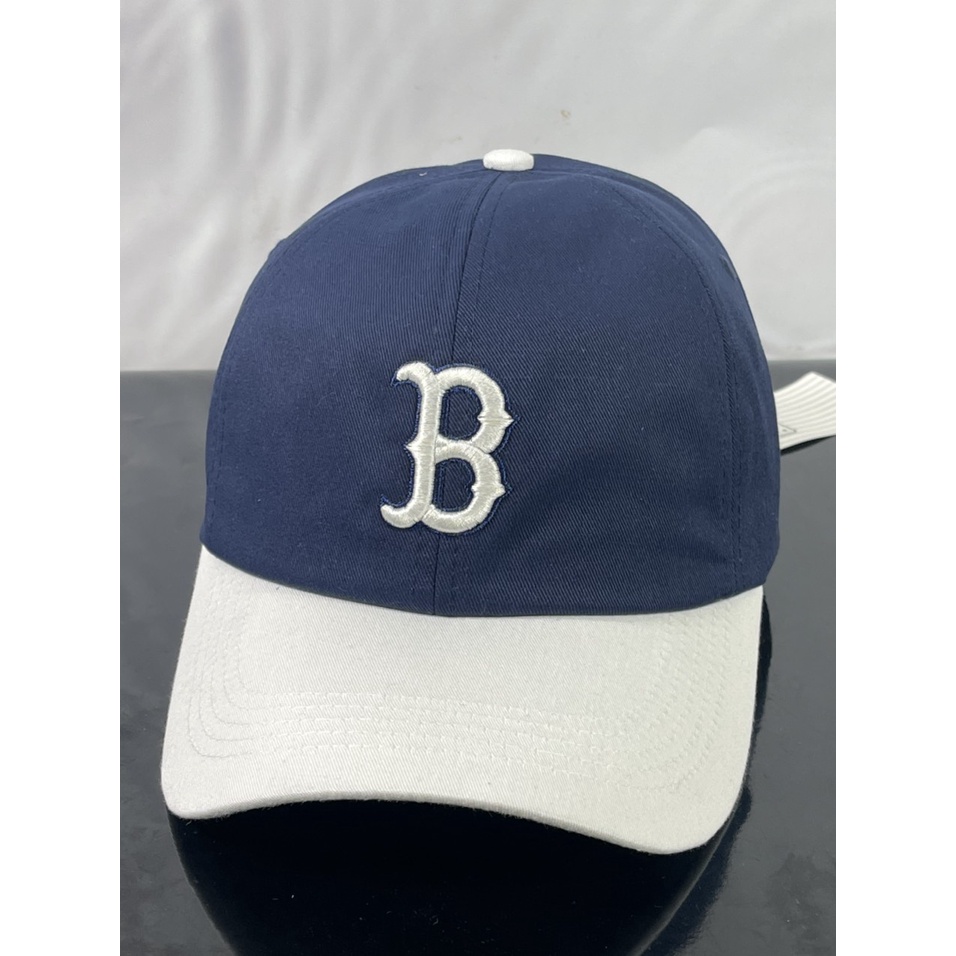 Nón cặp - Nón couple - Mũ cặp thêu chữ B trắng xanh  cho các cặp đôi thời trang