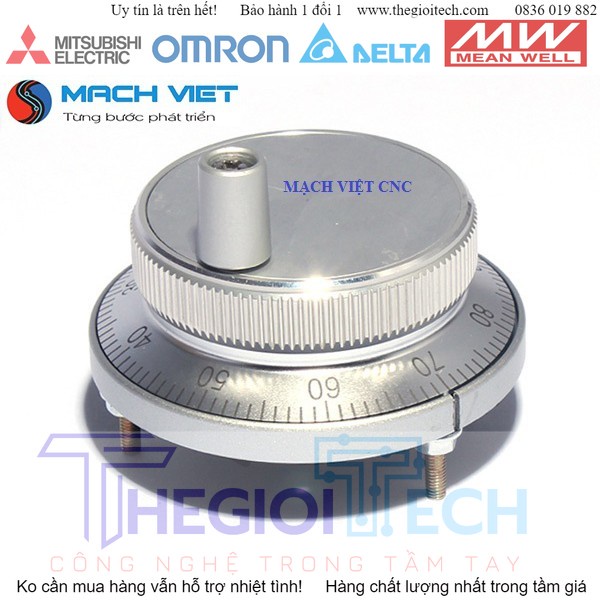 Tay xoay tạo xung 6 chân CNC - Tay xoay máy CNC là thiết bị rất cần thiết cho máy phay, tiện CNC