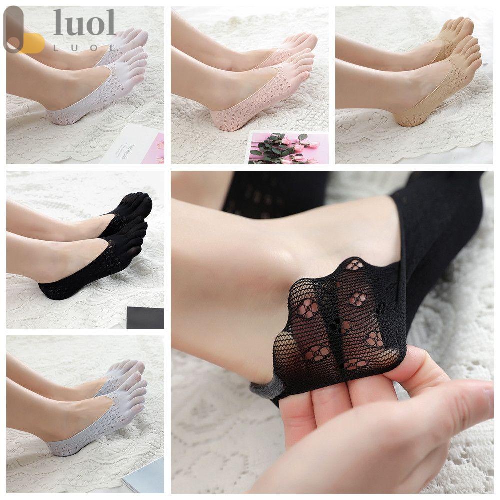 LUOL Vớ Mắt Cá Silicone Vô Hình Cho Nữ
