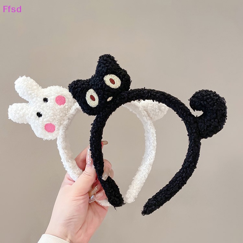 Băng Đô Cài Tóc Hình Mèo Bông Dễ Thương Thời Trang Thu Đông Hàn Quốc