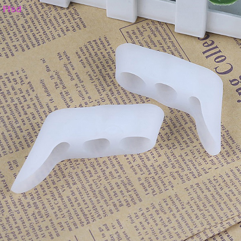 {Ffsd} Một Cặp Đệm Silicon Tách Ngón Chân Giảm Đau Chỉnh Sửa Chân hallux Thung Lũng * Bán Chạy