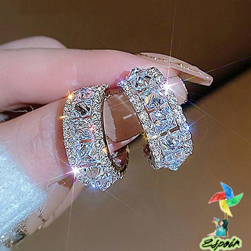 ESPO Bông Tai Đính Đá Thời Trang Dành Cho Nữ