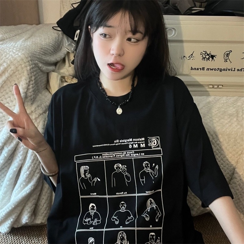 M-aison Áo Thun Tay Ngắn unisex In Hình Thời Trang Mới 88M-TRUYWS