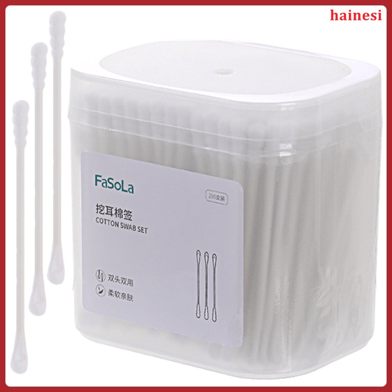 Tăm Bông Cotton Hai Đầu Nhọn Dùng Cho Trẻ Em