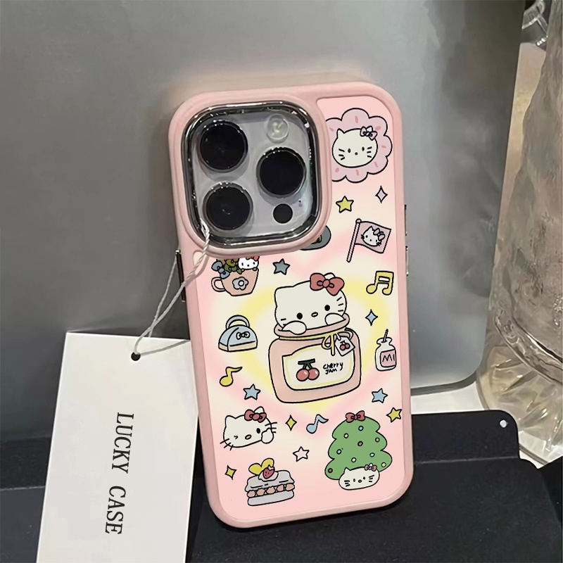 Ốp Điện Thoại Silicone Mềm Chống Sốc In Hình Mèo Dễ Thương Cho IPhone 14 13 12 11 Pro Max XS X XR 8 + 7 Plus
