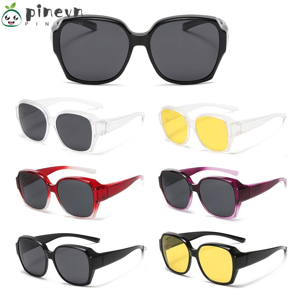 PINEVN Kính Mát Gọng Vuông Chống Nắng Khi Lái Xe Cho Nam Và Nữ