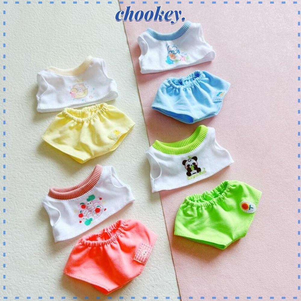 CHOOKEY 1 Bộ Quần Áo Cho Búp Bê 20cm