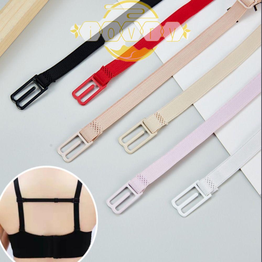 IVORY Dây Nối Dài Áo Ngực Hai Dây Co Giãn Màu Sắc Tinh Khiết Có Thể Điều Chỉnh Cho Nữ