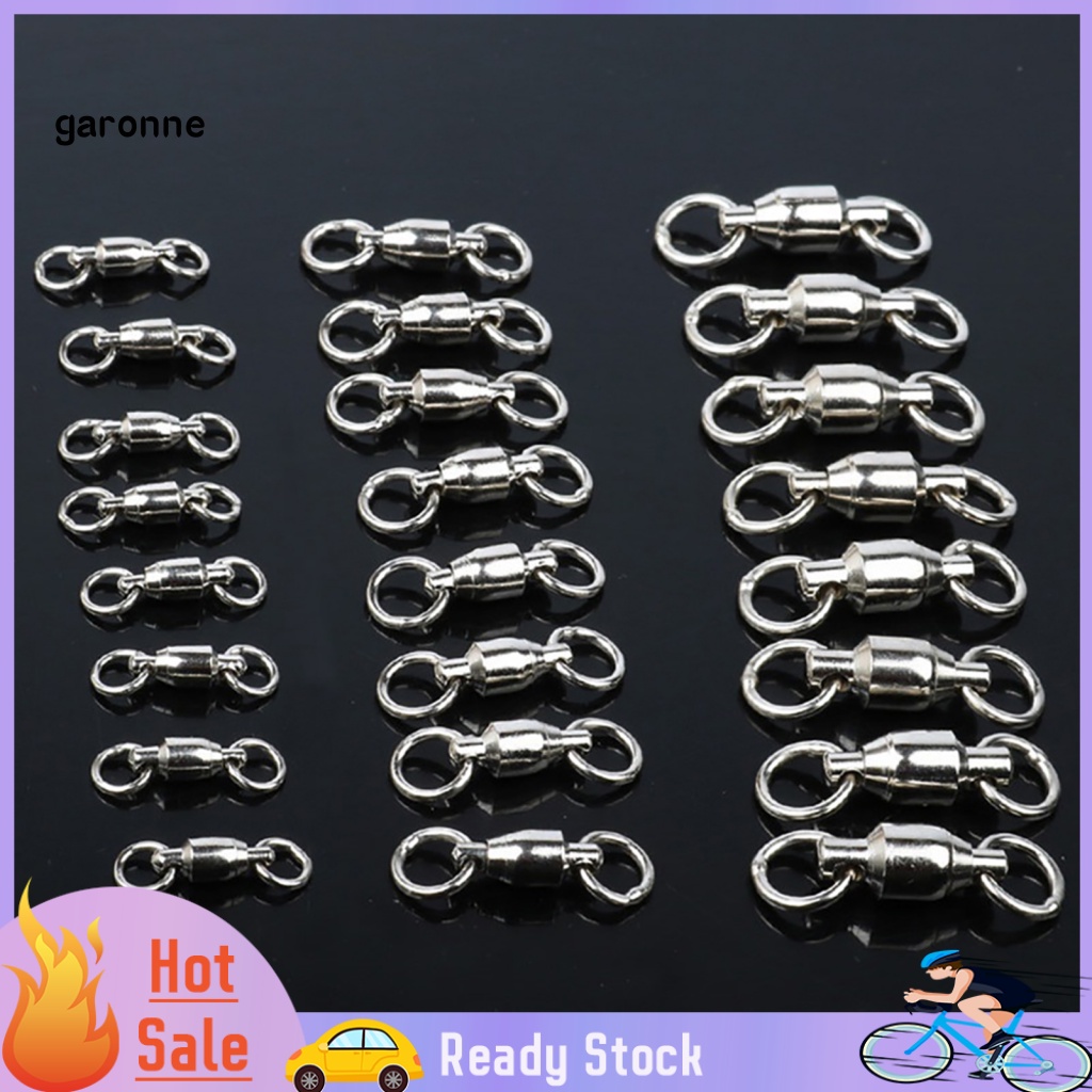 Gar Set 30 Vòng Nối Móc Câu Cá Đơn Giản Bằng Thép Không Gỉ