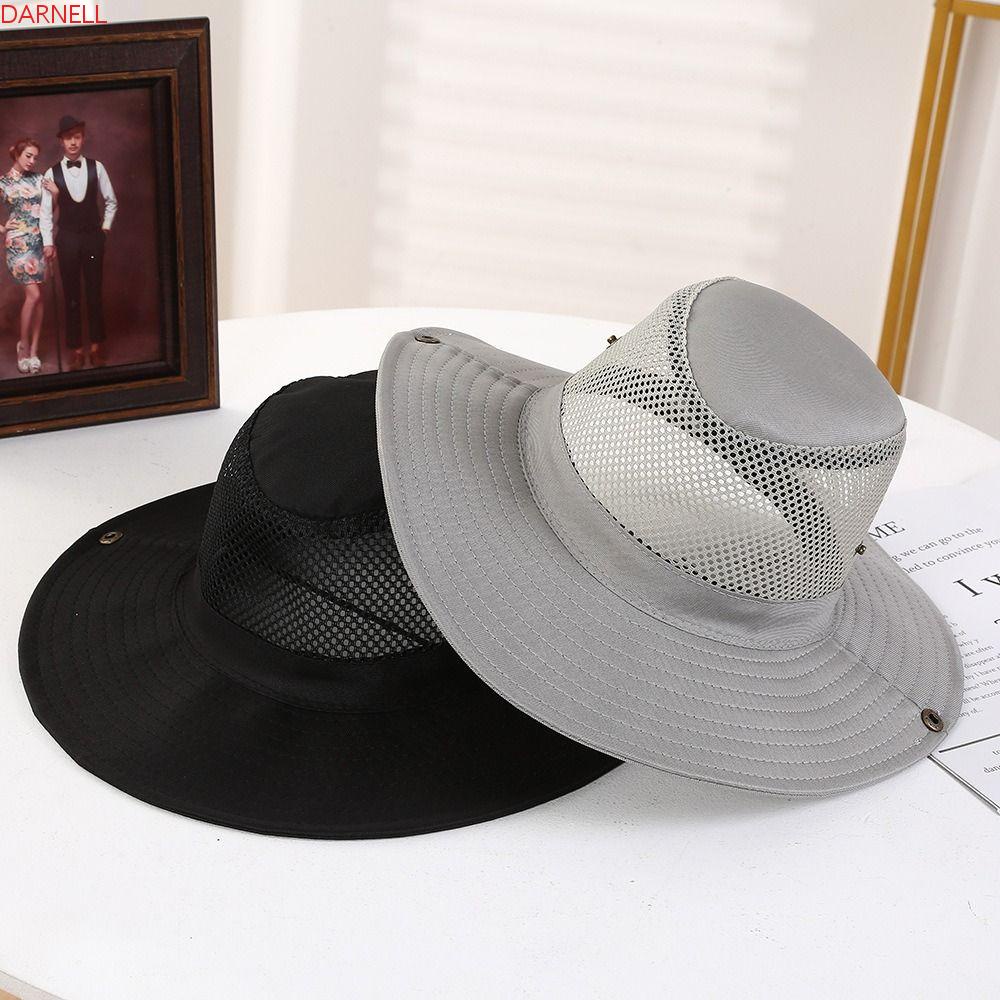 DARNELL Nón Tai Bèo Rộng Vành Chống Thấm Nước Màu Sắc Đơn Giản Phong Cách Hàn Quốc