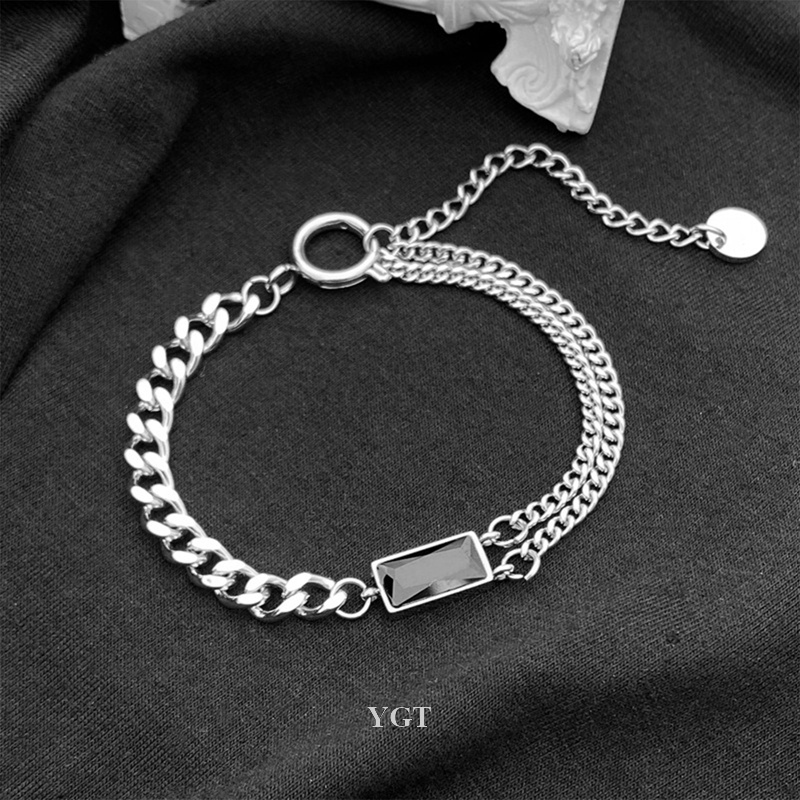 Ygt Vòng Tay Thép Titan Phong Cách Hip Hop Thời Trang Cho Nam Và Nữ