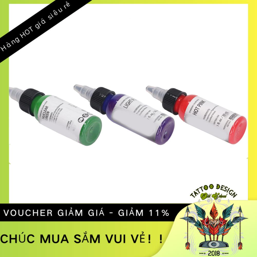 BeautyTop01 Mực xăm Bright Pure Long Lasting Thân thiện với da Sắc tố cho người mới bắt đầu 30ml