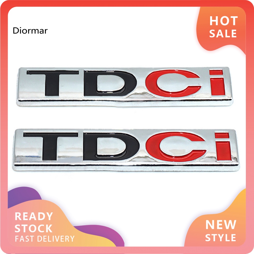 Miếng Dán Trang Trí Thân Xe Hơi In Chữ DIO TDCI Cá Tính