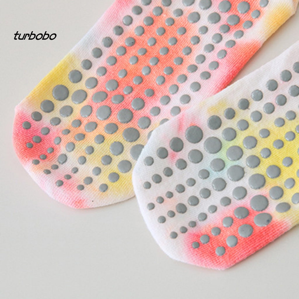 1 Đôi Vớ Yoga Co Giãn Chống Trượt Thấm Hút Mồ Hôi Thoáng Khí Họa Tiết Chấm Bi Dành Cho Nữ