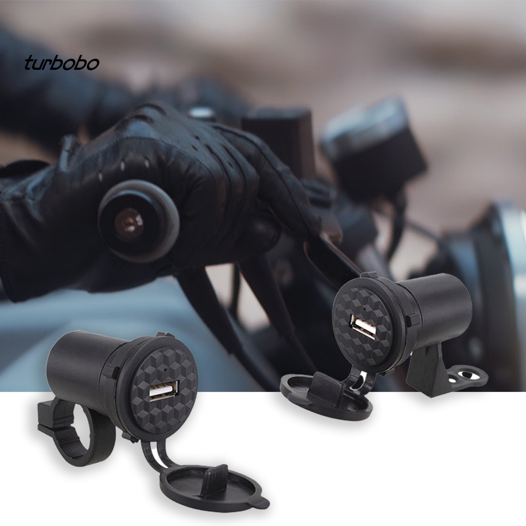 Bộ Chuyển Đổi Sạc Nhanh PC Một Cổng USB Chống Thấm Nước Cho Xe Mô Tô