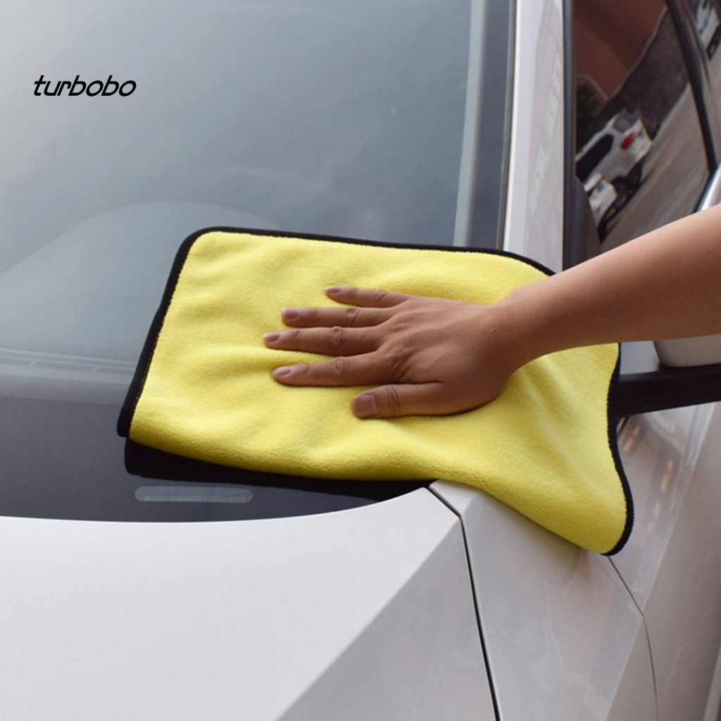 Khăn Lau Xe Hơi Hai Mặt Chất Liệu Microfiber Thấm Hút Nước Tốt Tiện Dụng